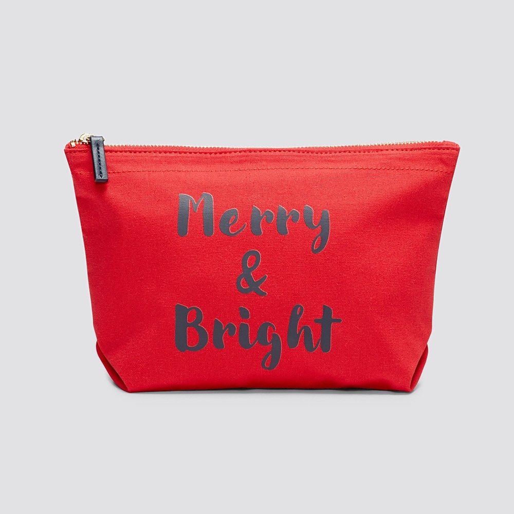 Draper James “Merry & Bright” Cosmetic Bag